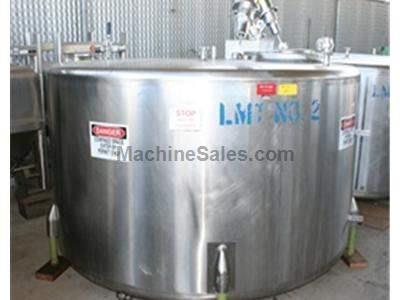 1,000 gallon s.s. Mix Tank w/ 2 hp s.s. Lafert 2 hp Mixer