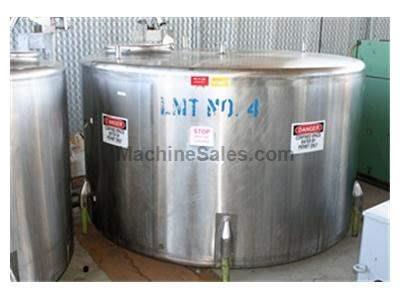 1,000 gallon s.s. Mix Tank w/ 2 hp s.s. Lafert 2 hp Mixer