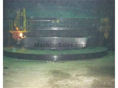 11,200 mm (441”) niles double column, double ram vertical boring mill