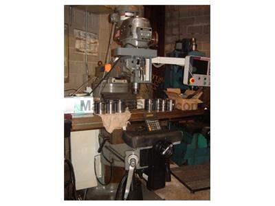 Bridgeport ez trak ll series 1 full 3-axis knee type vertical cnc milling machine