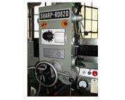 33" Arm 8" Column Sharp RD-820 RADIAL DRILL, 3 HP, #4MT, Power Elevation  Clampi