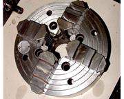 10" Dia. 4 Jaws Cushman 10-14C LATHE CHUCK, Bolt On - no Back Provided