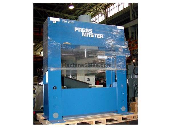 250 Ton 16&quot; Stroke Pressmaster HFP-250 H-FRAME HYDRAULIC PRESS, Electric Over Hydraulic