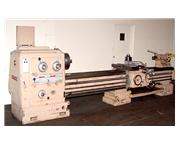 24" Swing 120" Centers Pasquino ENGINE LATHE, Gap Bed, Inch/Metric, Rapid, 3-Jaw