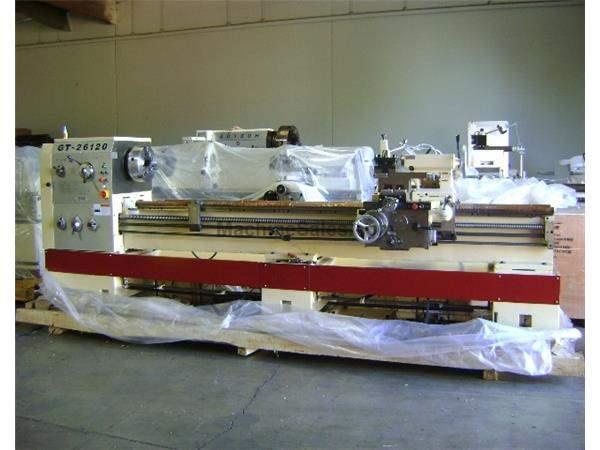 20&quot; Swing 80&quot; Centers GMC GT-2080 ENGINE LATHE, D1-8 with 4-1/8&quot; bore, 10 HP, 12 spindle speeds