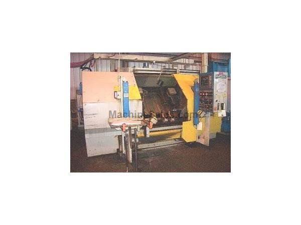 OLOFFSON, NO.14L70, 4-AXIS TWIN TURRET 50 HP CNC TURNING CENTER, 1999 OLOFFSON, NO.14L70, 4-AXIS TWIN TURRET 50 HP CNC TURNING CENTER, 1999