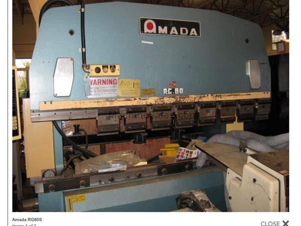 AMADA RG-80S Press Brake