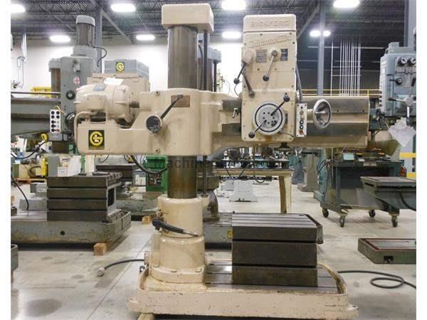 USED GIDDINGS & LEWIS CHIPMASTER RADIAL DRILL - 4' X 9&quot;