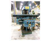 1991 - HECKERT MODEL FW400E HEAVY DUTY PLAIN HORIZONTAL MILL WITH (2) VERTICAL HEADS, 16” 