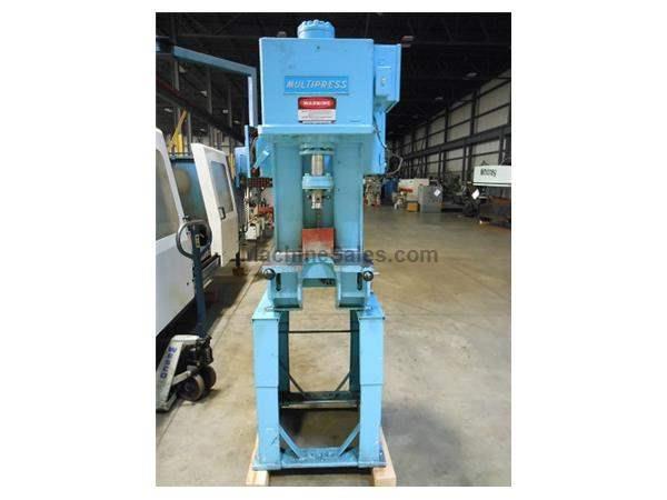 MULTIPRESS MODEL WR87M C-FRAME FLOOR TYPE HYDRAULIC PRESS, 8 TON