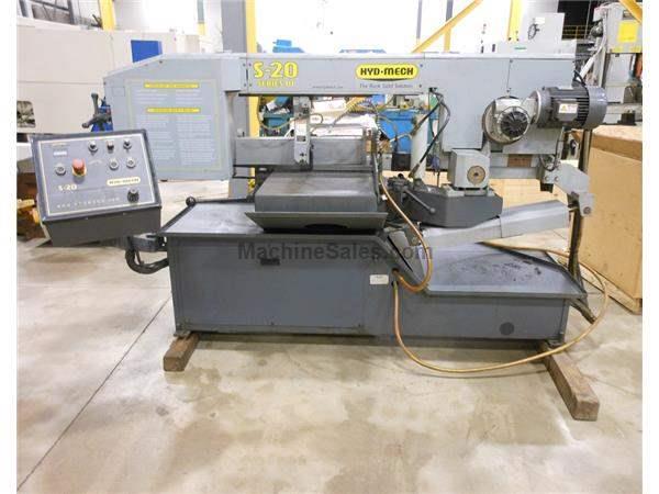 - HYD-MECH S-20 SERIES III HORZ BANDSAW  - 13&quot; X 18&quot;