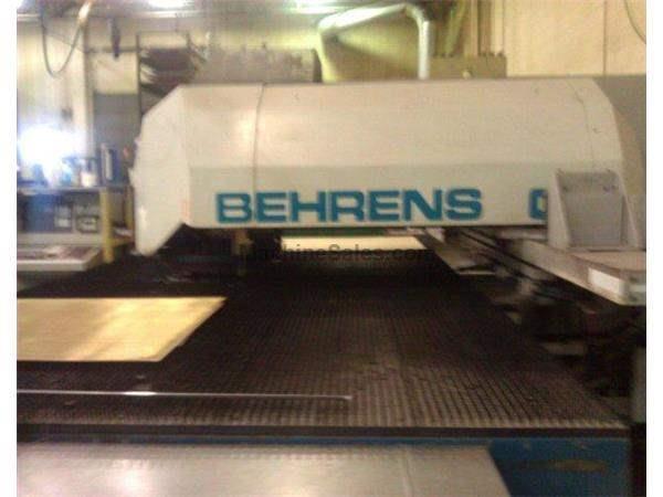 20 Ton, BEHRENS, IBH-CNC, 21 Station,4'X8'Sheet,4'x10'extended,5/16 Sheet Thickn Nevins Ma 20 Ton, BEHRENS, IBH-CNC, 21 Station,4'X8'Sheet,4'x10'extended,5/16 Sheet Thickn Nevins Ma