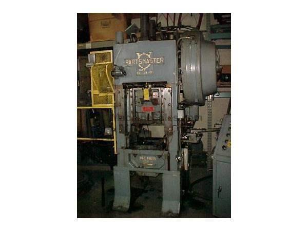 Used V&O Straight Side Press - Air Clutch Model Partsmaster SS1-35-18 Used V&O Straight Side Press - Air Clutch Model Partsmaster SS1-35-18