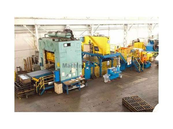 400 TON WARCO PRESS LINE, BED SIZE 72&#034; x 96&#034;