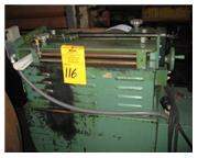 GAUER No. 6H20NC 20" THRU-FEED COIL STRIP EDGE DEBURRING MACHINE