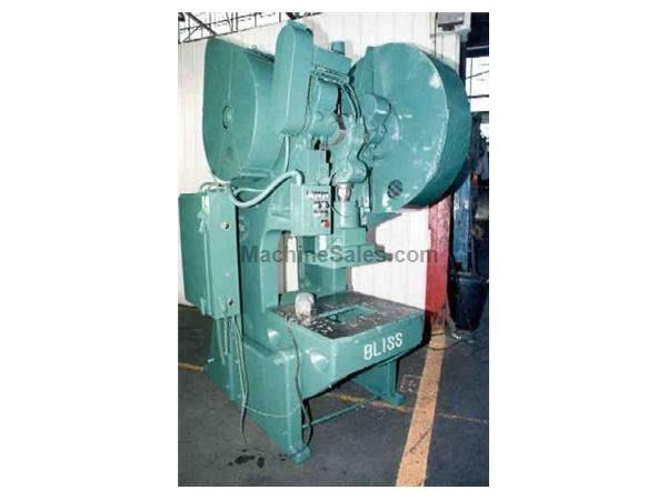 60 TON BLISS MODEL #21-1/2B OPEN BACK INCLINABLE PRESS