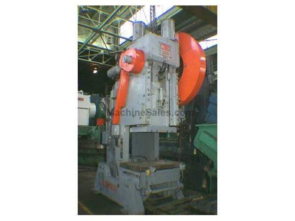 200 TON CLEARING 200 TON OPEN BACK INCLINABLE SINGLE CRANK PRESS