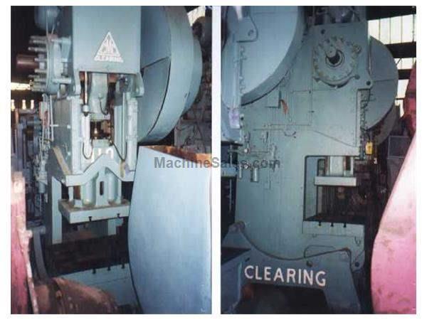 110 TON CLEARING OPEN BACK INCLINABLE PRESS