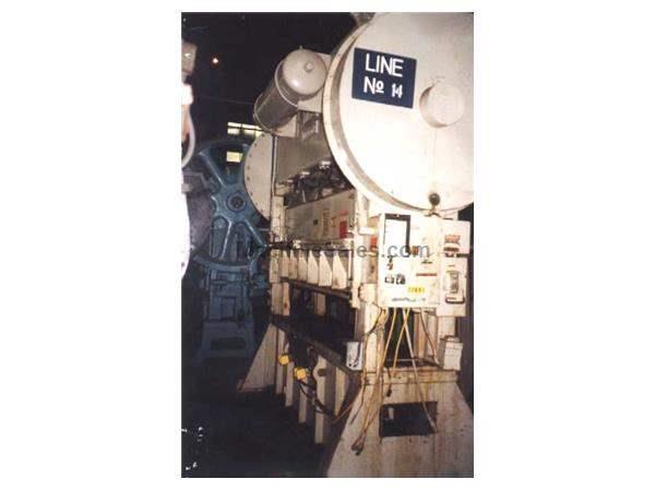75 TON, WARCO #75-2-96C STRAIGHT SIDE DOUBLE CRANK PRESS 75 TON, WARCO #75-2-96C STRAIGHT SIDE DOUBLE CRANK PRESS