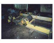 10 TON (EST) SET OF TANK TURNING ROLLS W/DRIVER & IDLER ROLLS,RUBBER COVERED