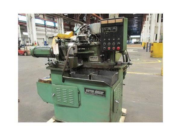 3/8&#034; WARREN WS-1000-VB HIGH SPEED HEAD SLOTTER W/ VIBRATORY FEEDER