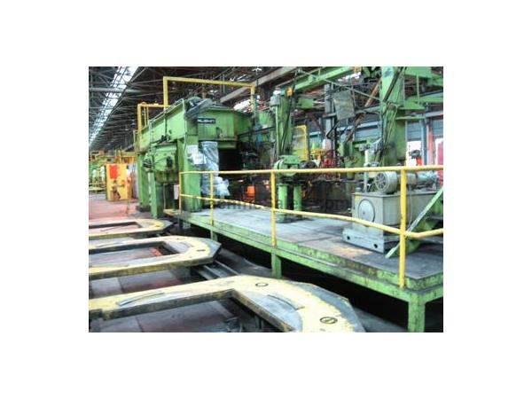 84&#034; VAUGHN MODEL 84-24-26 BULLBLOCK DRAWING MACHINE