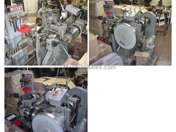 NILSON MODEL #S-1 WIRE FORMING 4-SLIDE MACHINE NILSON MODEL #S-1 WIRE FORMING 4-SLIDE MACHINE