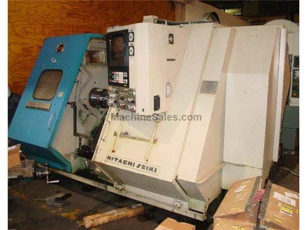 20&quot; Swing 24&quot; Centers Hitachi-Seiki HT25D CNC LATHE, Fanuc 11TT, 4-axis, 10&quot;chk, Tail., Chip