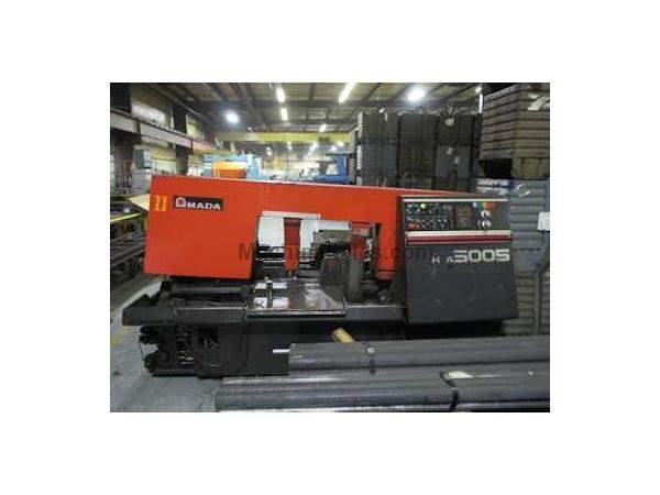 MODEL HFA 500S AMADA HORIZONTAL BAND SAW,20"x20" AUTO FEED NEW 1995