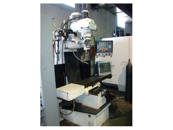 HURCO (NEWALL) #BM23, SmartPath 2.5 axis cont, 10" x 50" tbl, 3 HP, NST 30, 2000 HURCO (NEWALL) #BM23, SmartPath 2.5 axis cont, 10" x 50" tbl, 3 HP, NST 30, 2000