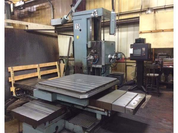 4-1/8&quot; WOTAN TABLE TYPE HORIZONTAL BORING MILL