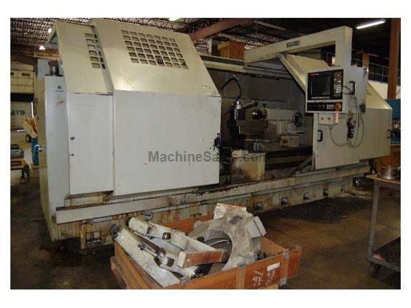 40" X 120" H.H. ROBERTS FLAT BED CNC LATHE, MODEL DY1000X3000 40" X 120" H.H. ROBERTS FLAT BED CNC LATHE, MODEL DY1000X3000