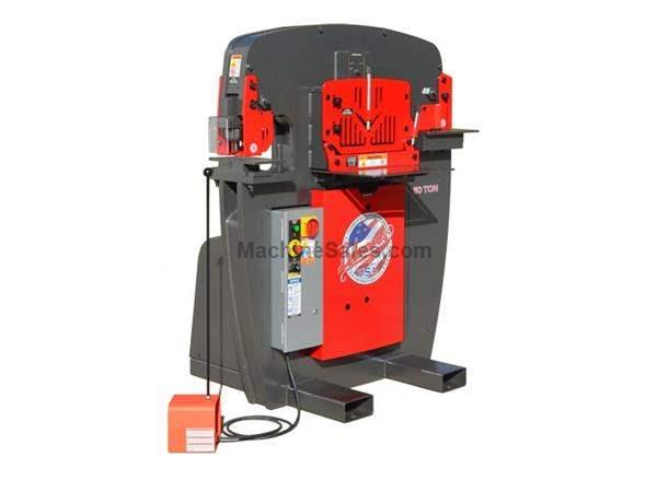 60 Ton 8&quot; Throat Edwards 60 Ton *Made in the USA* NEW IRONWORKER, Dedicated Coper Notcher Station; 5 HP