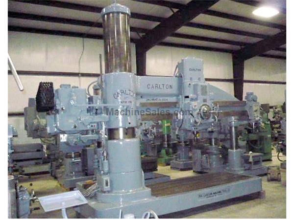 8' X 19" Used Carlton Radial Drill