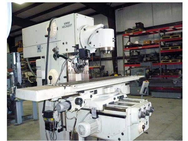 17" X 71" Used WMW Heckert Horizontal Milling Machine With Indepe