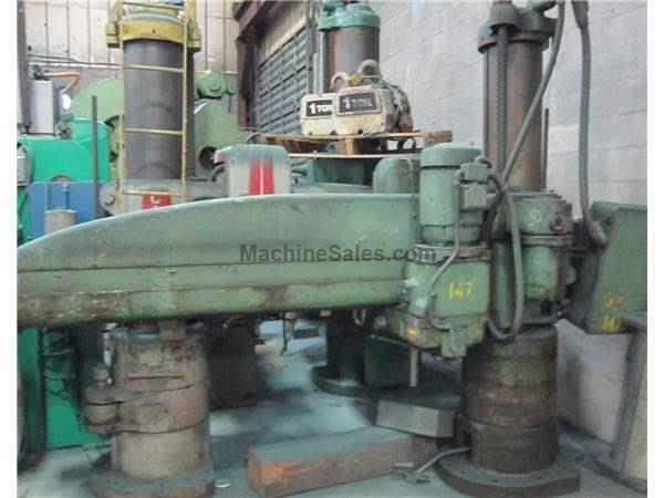 7' X 13&quot; CARLTON RADIAL ARM TRACK DRILL:  STOCK #5634