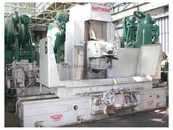 24" X 72" MATTISON HORIZONTAL SURFACE GRINDER: STOCK #18429 24" X 72" MATTISON HORIZONTAL SURFACE GRINDER: STOCK #18429