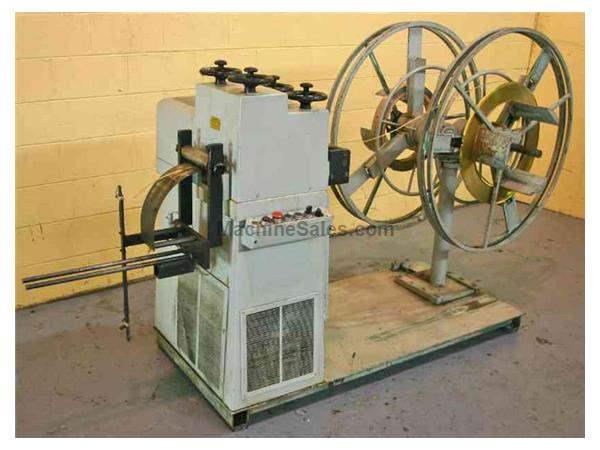 5-1/2&quot; X 19 ROLL BRUDERER STRAIGHTENER & COIL REEL: STOCK #19775