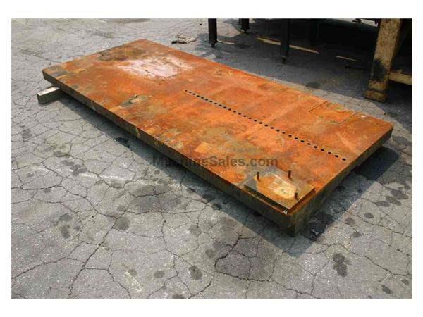 10' X 50" SOLID STEEL BOLSTER PLATE: STOCK #50749