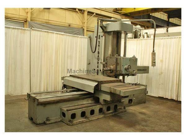 3-1/2" SHIBAURA HORIZONTAL TABLE TYPE BORING MILL: STOCK #53154