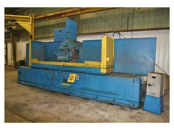 18" X 96" THOMPSON HYDRAULIC HORIZONTAL SURFACE GRINDER: STOCK #53952