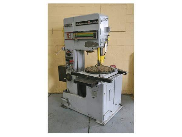 18" AMADA MODEL VAC-500 BANDSAW: STOCK #54558