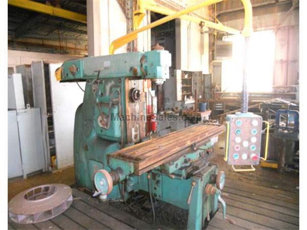 # 4 POLAMCO HORIZONTAL/VERTICAL MILL: STOCK #57501 # 4 POLAMCO HORIZONTAL/VERTICAL MILL: STOCK #57501