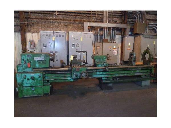 28" X 124" TOS GAP BED ENGINE LATHE: STOCK #59822