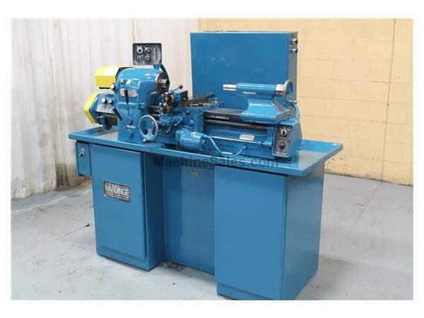 11" X 24" HARDINGE HLV-EM ENGINE LATHE: STOCK #60050