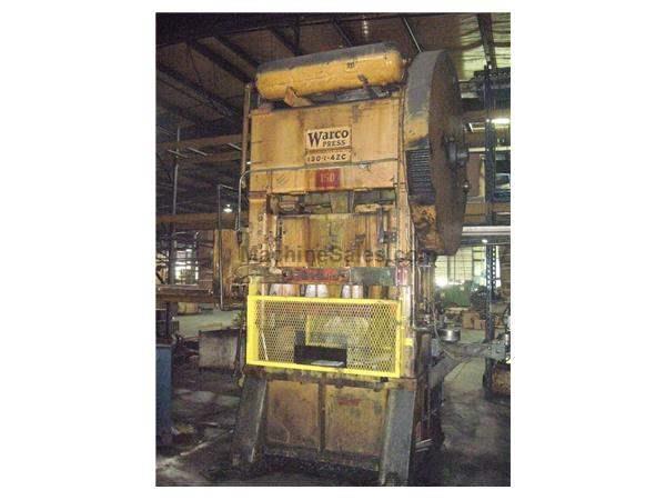 130 TON WARCO SSSC PRESS: STOCK #61063 130 TON WARCO SSSC PRESS: STOCK #61063