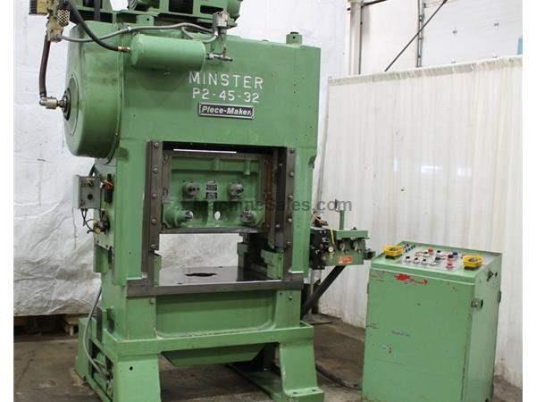 45 TON MINSTER P2-45-32 HIGH SPEED PRESS: STOCK #61606