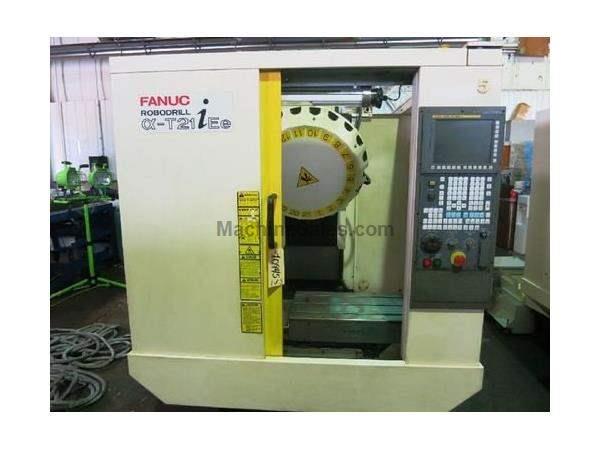 FANUC ROBODRILL ALPHA T21IEE 3 AXIS VERTICAL HIGH SPEED DRILL TAP MACHINING