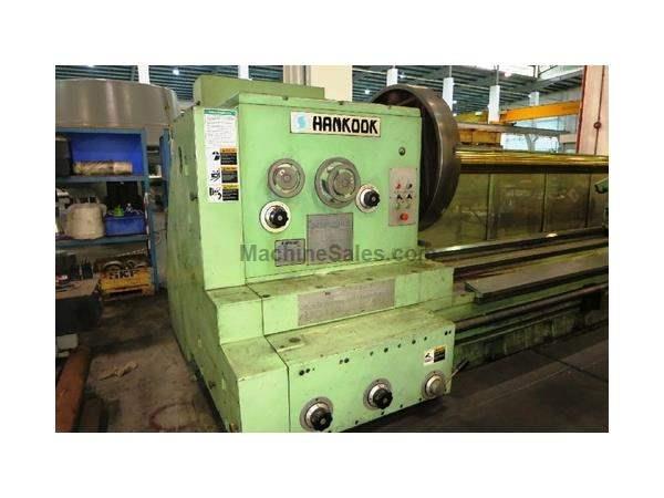 59"X 33' HANKOOK MDL KMIII X 1500 X 10,000 HEAVY DUTY ENGINE LATHE