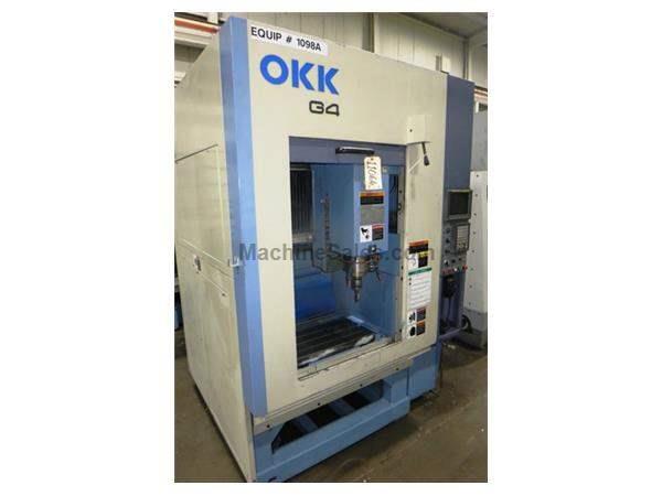 OKK MODEL G4 HIGH SPEED 3-AXIS GRAPHITE VERTICAL MACHINING CENTER